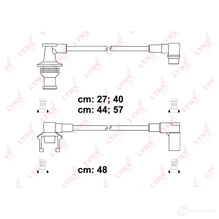 Высоковольтные провода зажигания LYNXAUTO SPC6306 FJW JHE 3655241 изображение 0