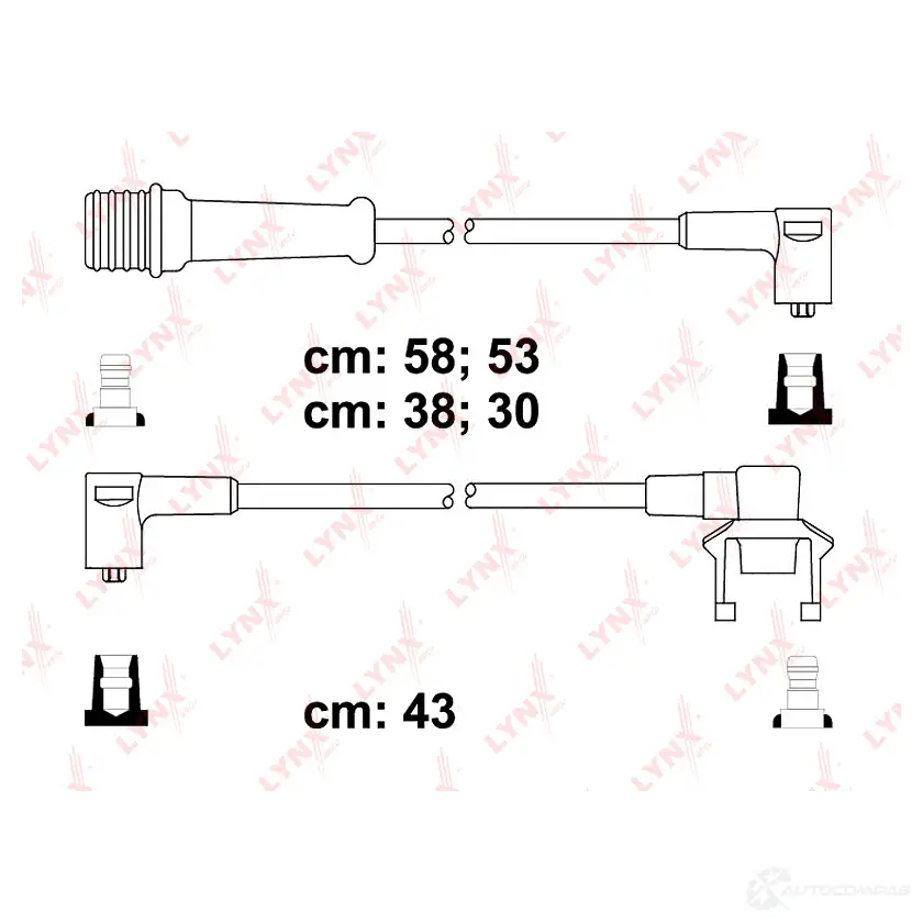 Высоковольтные провода зажигания LYNXAUTO SPC6339 WO VSR 3655263 изображение 0