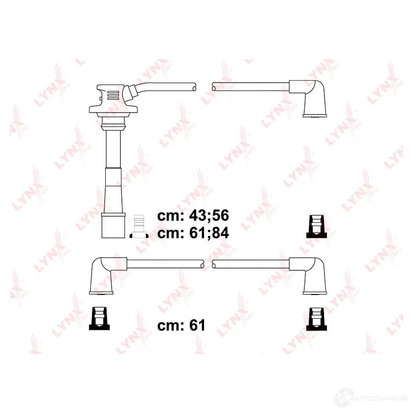 Высоковольтные провода зажигания LYNXAUTO SPC7541 36JRF OJ 3655347 изображение 0