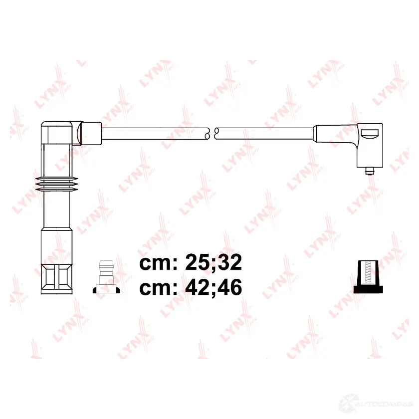 Высоковольтные провода зажигания LYNXAUTO SPC8028 P I4JCJN 4905601018897 3655407 изображение 0