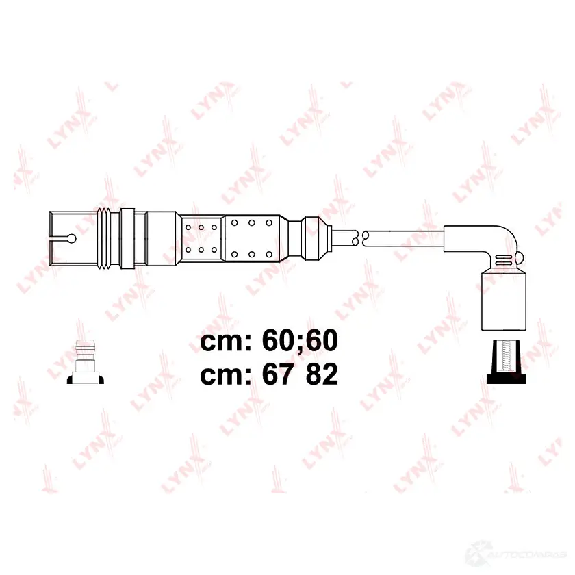 Высоковольтные провода зажигания LYNXAUTO SPC8034 ZE UMI 3655413 изображение 0