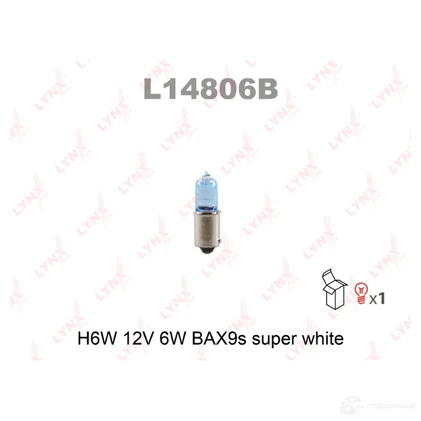 Лампа накаливания LYNXAUTO 4905601008362 L14806B 3648022 L05H M