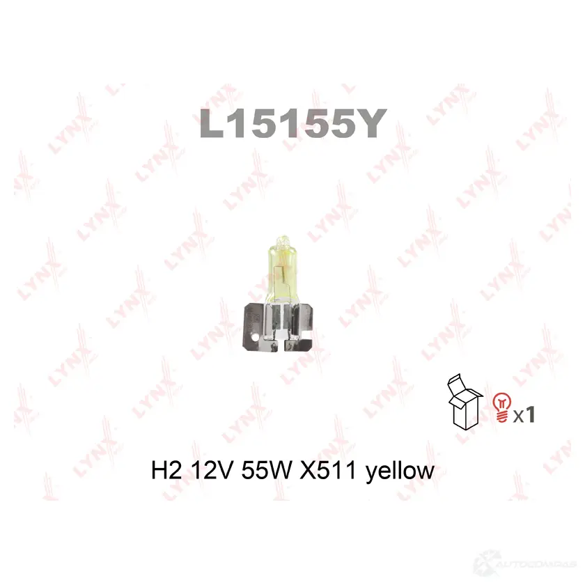 Лампа накаливания LYNXAUTO Q503 MZ 1422902740 L15155Y 4905601035894