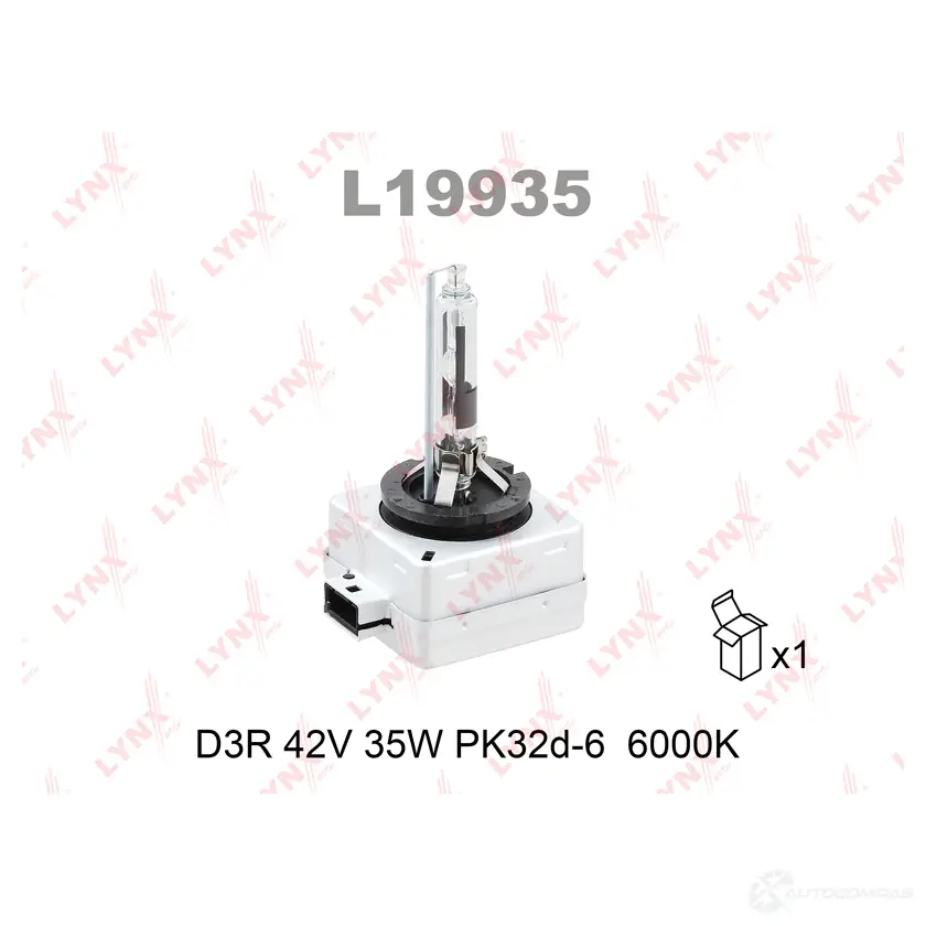 Лампа накаливания LYNXAUTO 8PFM5 3648076 D 3S L19935