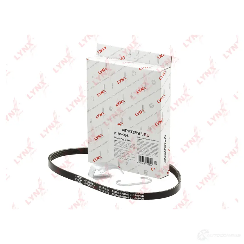 Приводной ремень поликлиновой LYNXAUTO 3638148 L ON59 4PK0895EL