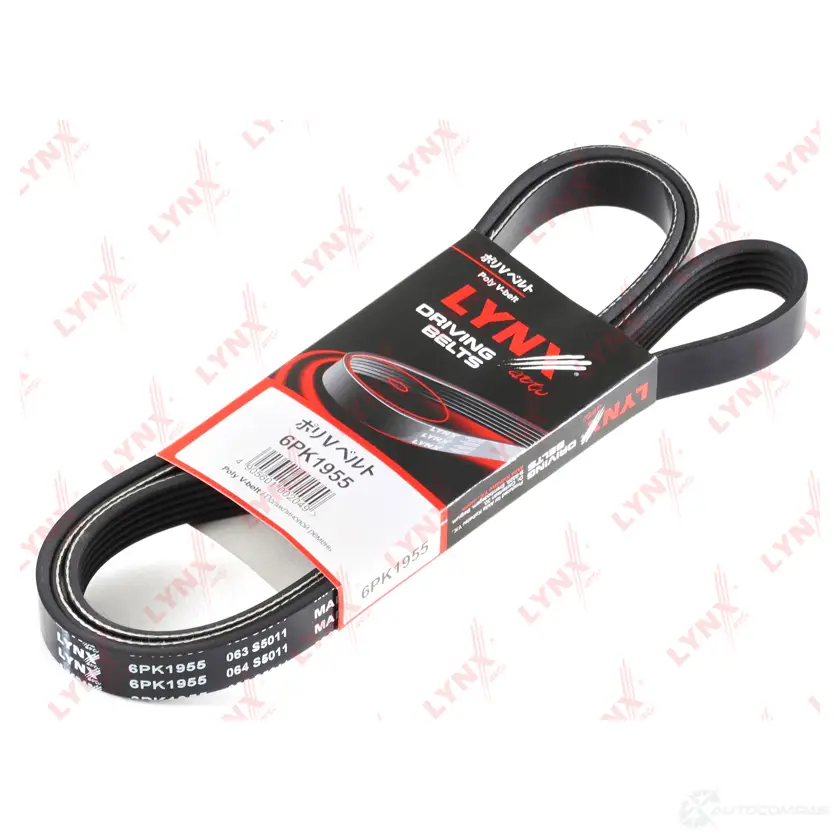 Приводной ремень поликлиновой LYNXAUTO Q CO9GP 4905601002049 3638555 6PK1955