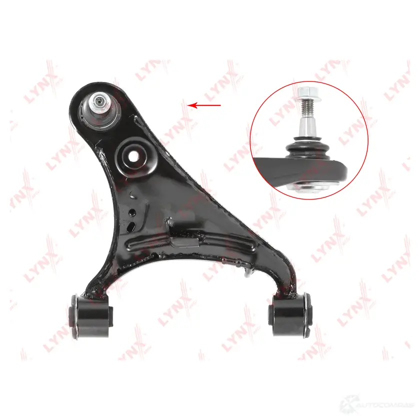Рычаг подвески LYNXAUTO C5685L 1422897734 L128 S изображение 0