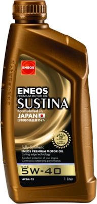Моторное масло синтетическое SUSTINA 5W-40 - 1 л ENEOS 1441019155 X3T 50 EU0007401N изображение 0