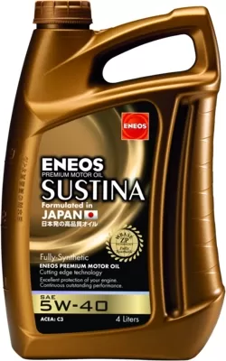 Моторное масло синтетическое SUSTINA 5W-40 - 4 л ENEOS EU0007301N S 87A00 1441019153 изображение 0