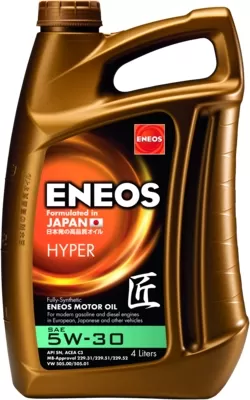 Моторное масло синтетическое HYPER 5W-30 - 4 л ENEOS EU0030301N 5 UZASO 1441019055 изображение 0