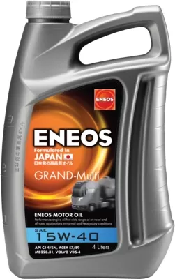 Моторное масло синтетическое GRAND-MULTI 15W-40 - 4 л ENEOS EU0051 1441019048 изображение 0