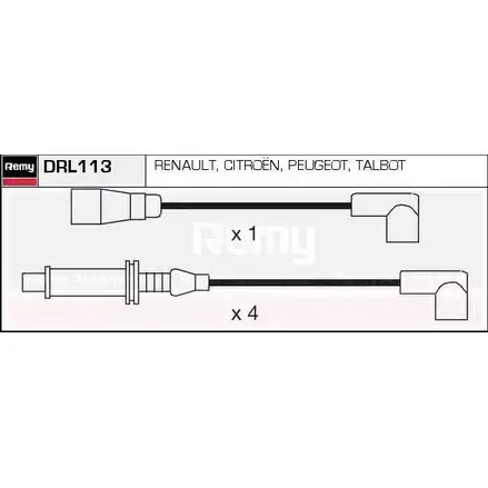 Высоковольтные провода зажигания REMY DRL113 M1DCX WYM IQ 1858211 изображение 0