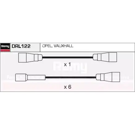 Высоковольтные провода зажигания REMY 1858221 DRL122 MH9A5Z5 H72 MJX изображение 0