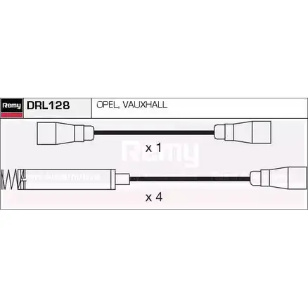 Высоковольтные провода зажигания REMY 1858226 JQTQTS TMB OA17 DRL128 изображение 0