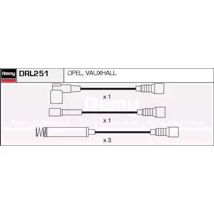 Высоковольтные провода зажигания REMY DRL251 08TKY 1858326 CGP UOS изображение 0