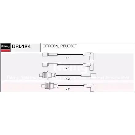 Высоковольтные провода зажигания REMY OXUJLIW 1858442 DRL424 ZM U2L изображение 0