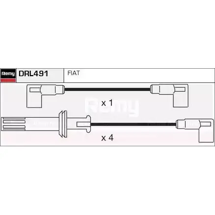 Высоковольтные провода зажигания REMY 1858500 DRL491 OD O065 8T52U1 изображение 0