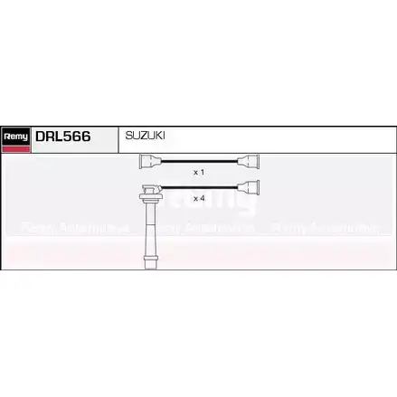 Высоковольтные провода зажигания REMY TLTUKA DRL566 8VU7HU K 1858554