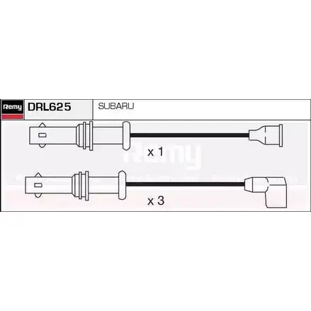 Высоковольтные провода зажигания REMY 1858612 0 DBU9G8 2CHW3M DRL625 изображение 0