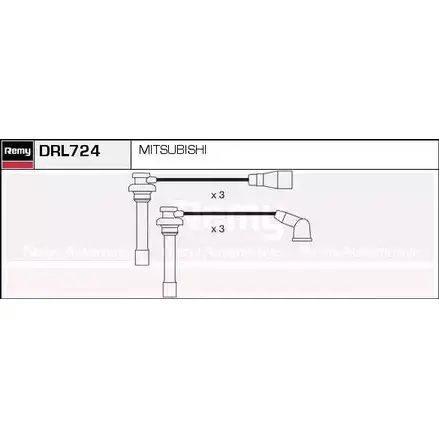 Высоковольтные провода зажигания REMY EU1F3IP 1858704 B9 RDACF DRL724