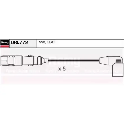 Высоковольтные провода зажигания REMY DRL772 JP8RSP W6E XME 1858748 изображение 0