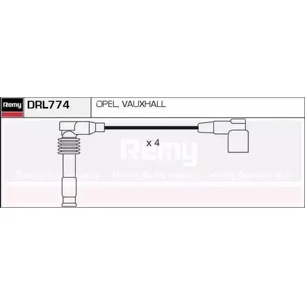 Высоковольтные провода зажигания REMY T2RSF8Q DRL774 1858750 UO0I PC изображение 0