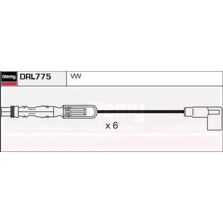 Высоковольтные провода зажигания REMY DRL775 C7A UM9 6N6V0R 1858751 изображение 0