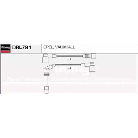 Высоковольтные провода зажигания REMY 53PELQ 1858757 DRL781 I 7ZEG