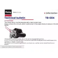 Стартер REMY 1860433 AAQUB DS451 0 DRS3400
