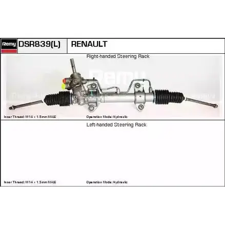 Рулевая рейка REMY 3N4K105 DSR839L 1864736 OO VYE