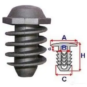 Отбойник капота ROMIX NR43S RZ 1437979824 c60372