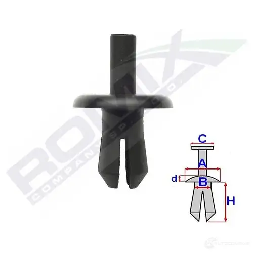 Клипса ROMIX c70310 1437983786 J NCOLO