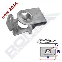 Клипса ROMIX c60701 Z FC299 1437985231