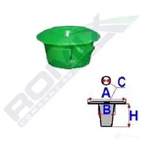Клипса молдинга ROMIX R WLH7 c50871 1437980225