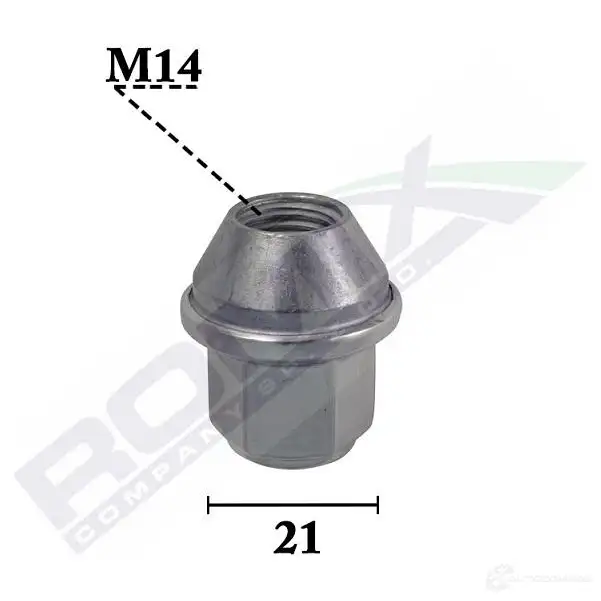 Гайка ступицы колеса ROMIX c70595 H4H7 D15 1437985276