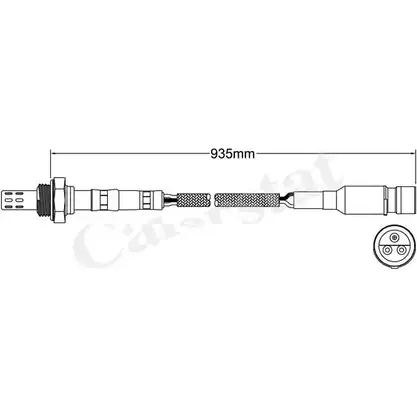 Лямбда-зонд CALORSTAT BY VERNET 1866499 SHICBU EB KBA LS130088 изображение 0