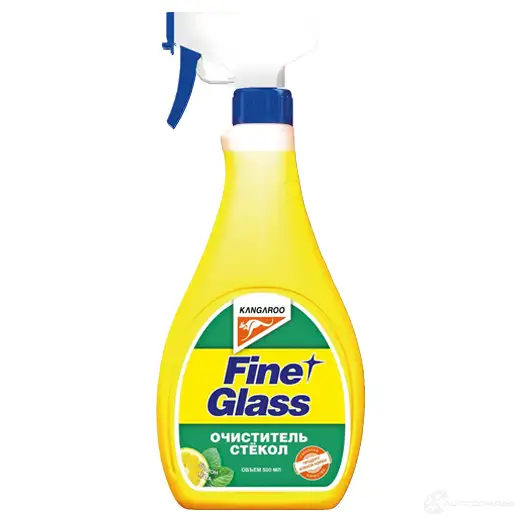 Очиститель стекол ароматизированныйfine glass (500ml), лимон-мята (б/салф.) KANGAROO EW4 7G2P 1439708423 320121 изображение 0