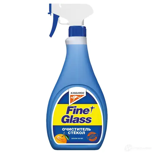 Очиститель стекол ароматизированныйfine glass (500ml), апельсин (б/салф.) KANGAROO 1439708422 320122 7LO GI1 изображение 0