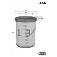 Воздушный фильтр MECAFILTER EL3260 1ALQVK IJJ M9 1871302