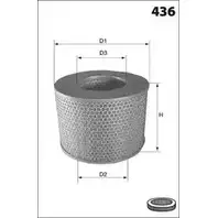 Воздушный фильтр MECAFILTER U77ZF 1NS I9 1871389 EL3729 изображение 0