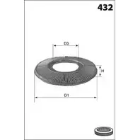 Воздушный фильтр MECAFILTER 1871402 RMZ2Y EMS L4LL EL3773 изображение 0