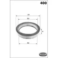 Воздушный фильтр MECAFILTER OJAO9 T8 9TA9U EL3852 1871430 изображение 0