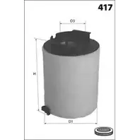 Воздушный фильтр MECAFILTER 1871476 EL9112 IETGUZ3 68C 1Q