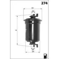 Топливный фильтр MECAFILTER VSENE4V ELE6003 R3 TT7M 1871570 изображение 0