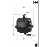 Топливный фильтр MECAFILTER 1871626 OB DKQ ELE6083 X1FX1