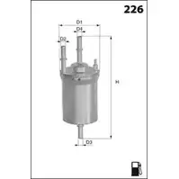 Топливный фильтр MECAFILTER 1871634 Z0PJC ELE6102 BIOV O изображение 0