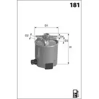 Топливный фильтр MECAFILTER ELG5345 1871787 I4PLE RLW64 06 изображение 0