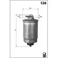 Топливный фильтр MECAFILTER ELG5371 AZ69UW 1871811 XQS6S R изображение 0