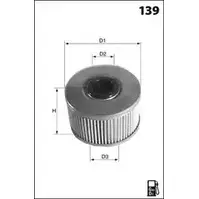 Топливный фильтр MECAFILTER E00FZ C 1871878 8KY3M9 ELG5444