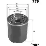 Масляный фильтр MECAFILTER ELH4225 370U J6 VLZV3 1872066